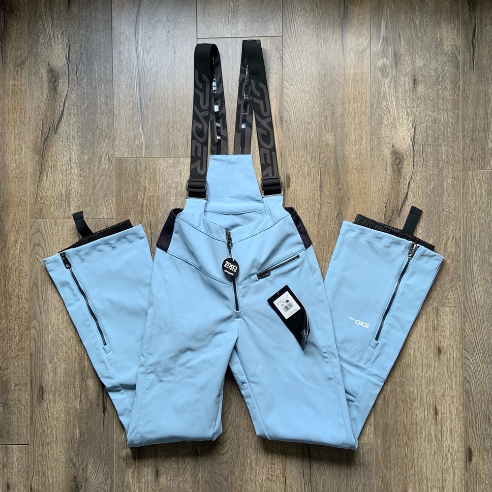 Women's SPYDER Strutt Snow Snowboard Ski Bib Soft -shell Pants Size 2